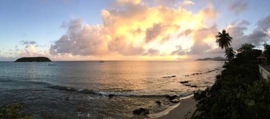 caribbean sunset 
