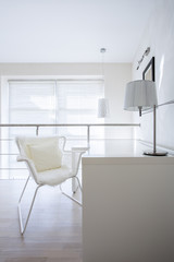 Office interior at the apartment