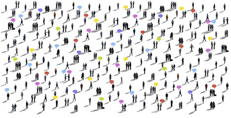 Communication People Diverse Crowd Business People Concept