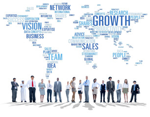Global Business People Corporate Community Success Growth