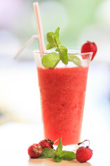 Strawberry cocktail