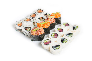 Set of sushi maki