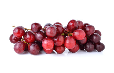 red grape isolated on white
