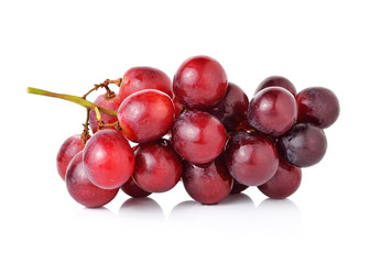 grapes isolated on over white background