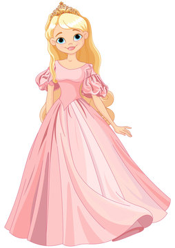 pretty princess cartoon