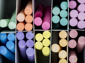 color chalk