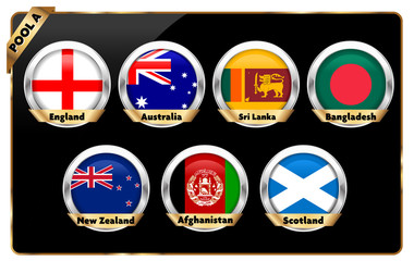 Cricket 2015 match schedule, cricket world cup team