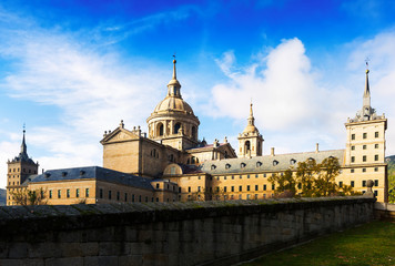 Fototapeta na wymiar El Escorial. View of Royal Palace