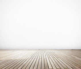 Clean Cement Built Structure White Background Copy Space