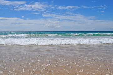 Beautiful blue ocean seascape. Australia, Gold Coast