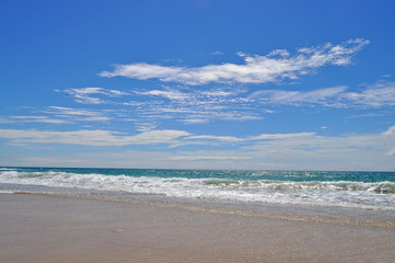 Beautiful coastline. Gold Coast, Queensland, Australia