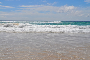 Gold Coast Beach. Iconic Australian holiday destination