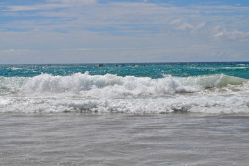 Beautiful beach. Surfers Paradise, Queensland, Australia
