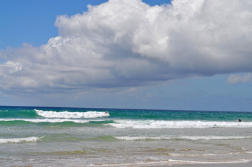 Coastline. Surfers Paradise, Gold Coast, Queensland, Australia