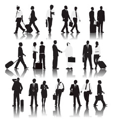 Vector Multi-ethnic Business People Teamwork Concept