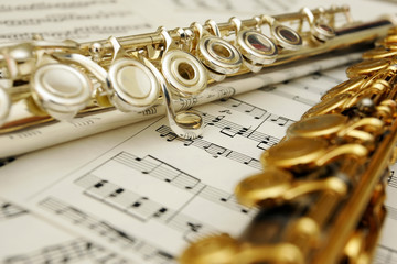 Obraz premium flutes