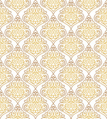 Gold ornament in east style.