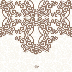 Fototapeta premium Invitation. East ornament.