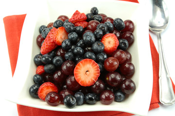 salade de fruits rouges