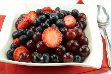 salade de fruits rouges