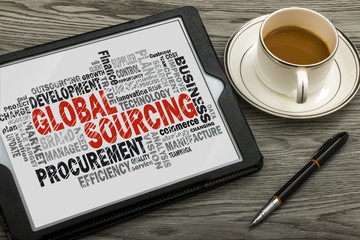 global sourcing word cloud