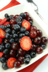 salade de fruits rouges