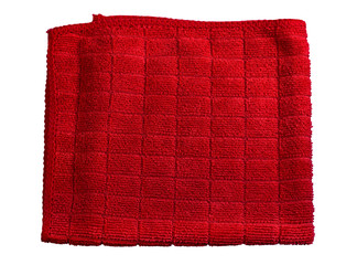 microfiber cloth  red