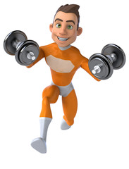 Obraz premium Fun superhero