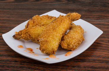 Fried prawn tempura