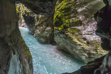 Tolmin gorge, nature, Slovenia