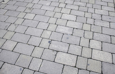 Tiles in street