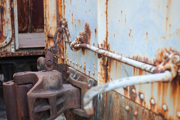 steel rust, joint of bogie