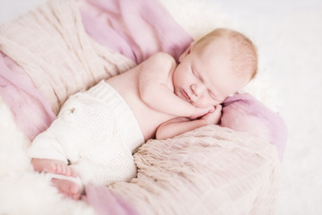 Newborn Baby schlafend