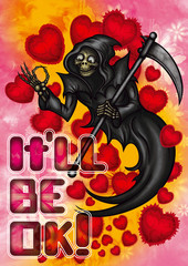 Funny Halloween Valentine card