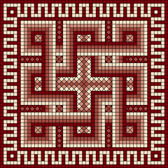 classic Greek meander ornament