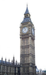 Fototapeta na wymiar Big Ben in Westminster, London