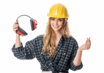 Handwerker mit Micky Mäuse