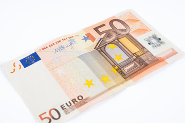 Obraz na płótnie Canvas Banconota da 50 euro