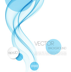 Abstract smoky waves  background. Template brochure design