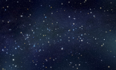 Fototapeta na wymiar Stars with nebula background