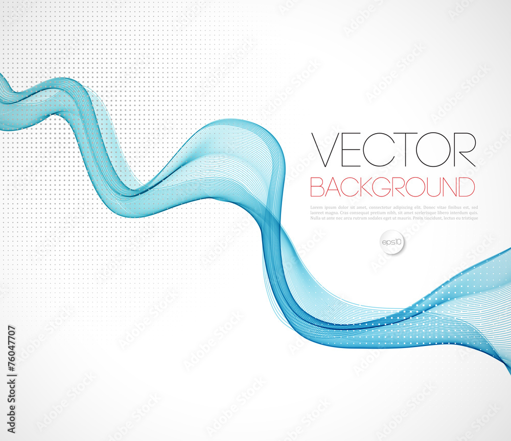 Poster abstract wave template background brochure design