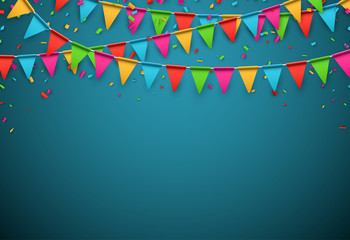 Party celebration background. - obrazy, fototapety, plakaty