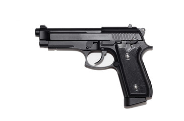 Beretta M9 gun copy isolated on white background