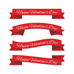 Valentine's day ribbons