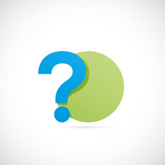 bulle et point d'interrogation