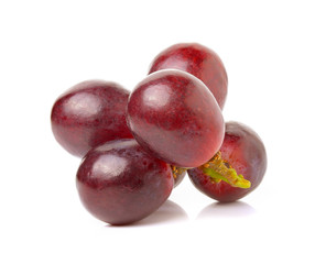 grapes isolated on over white background