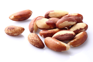Obraz premium Brazil nuts in closeup