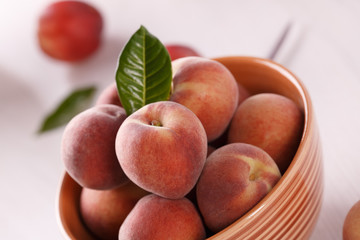 fresh peaches