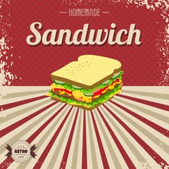 retro fast food page template