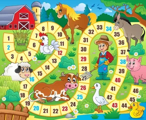 Photo sur Plexiglas Pour enfants Board game theme image 6
